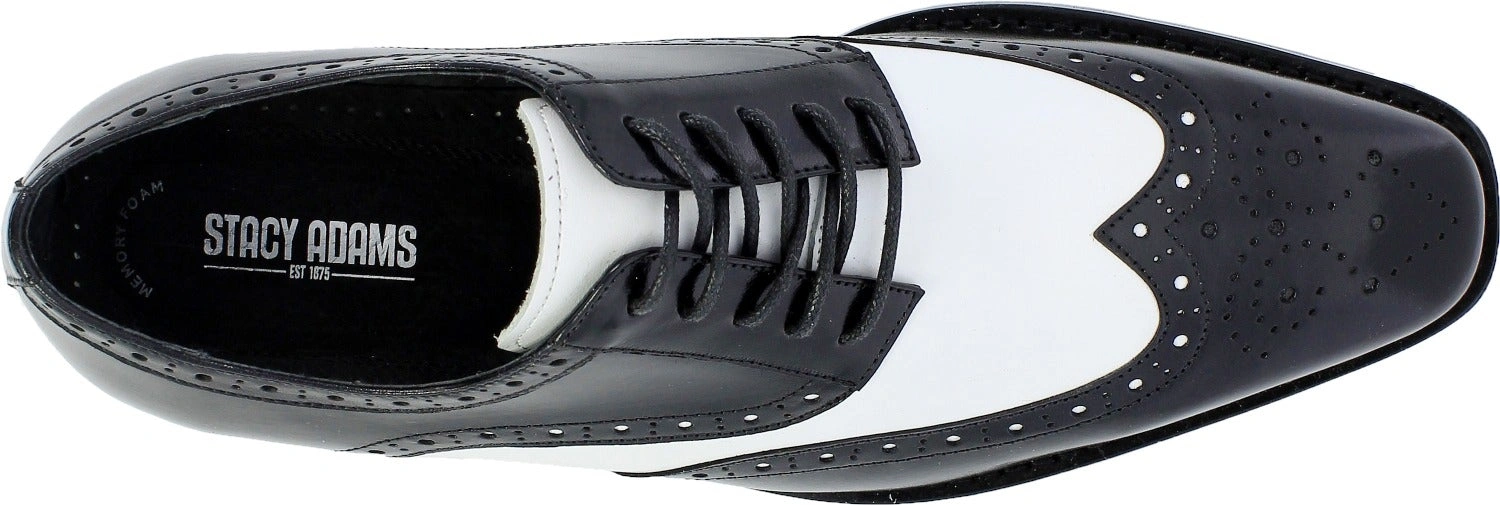 Stacy Adams Tinsley I Schoenen - Klassiek zwart-wit, perfect voor elke look!